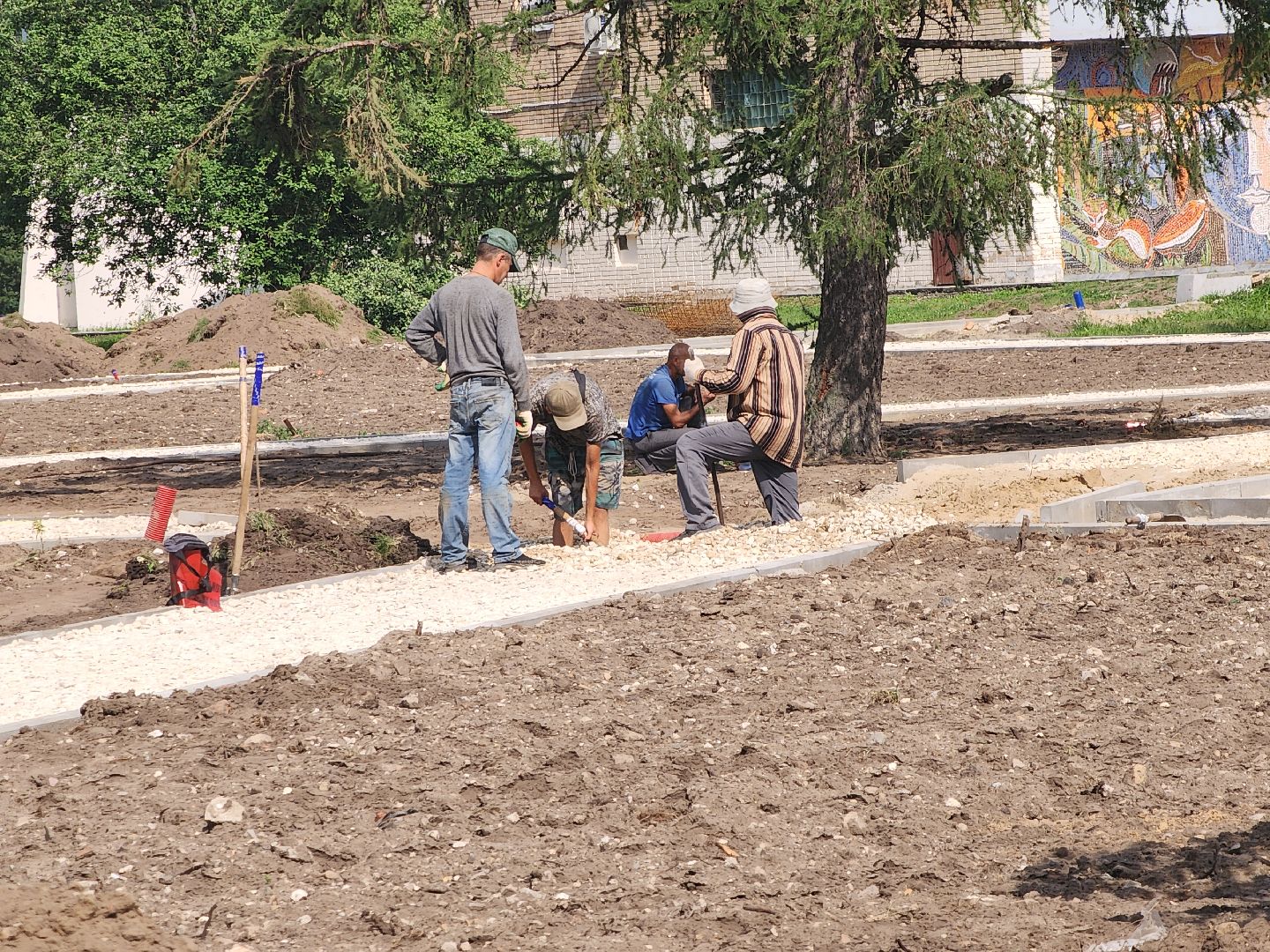 Черноголовка, Благоустройство, жкх, рабочие,