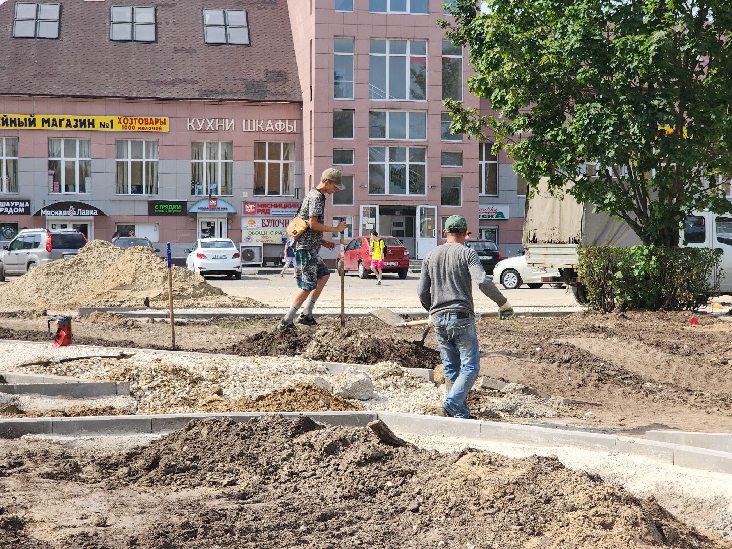 Черноголовка, Благоустройство, жкх, рабочие,