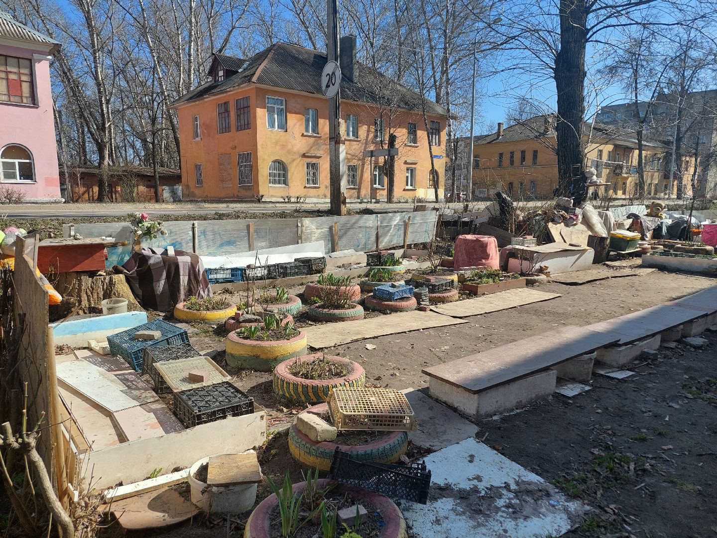 благоустройство, весна, Воскресенск