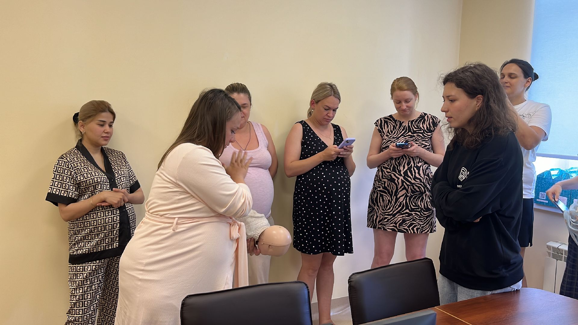 роддом, мастер-класс, первая помощь,