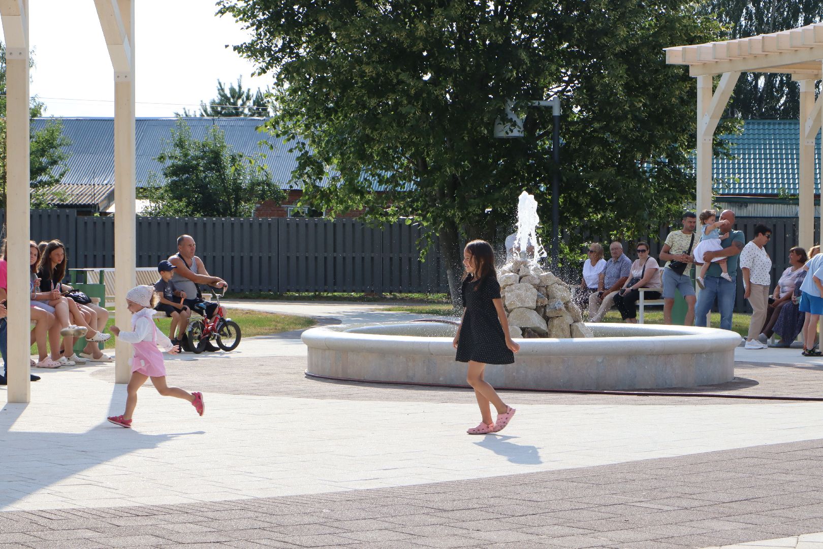 Серебряные Пруды, Яблоневый сад, Успенский, благоустройство, национальный проект, национальный проект жилье и городская среда,