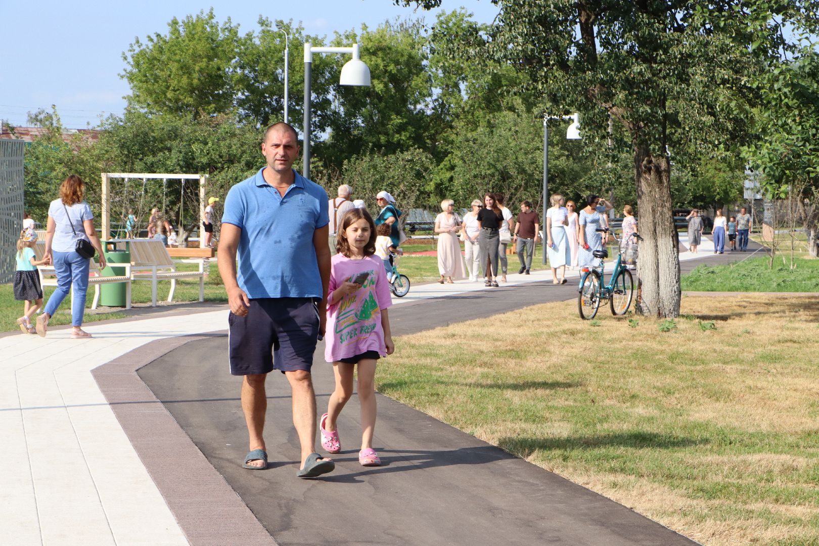 Серебряные Пруды, Яблоневый сад, Успенский, благоустройство, национальный проект, национальный проект жилье и городская среда,