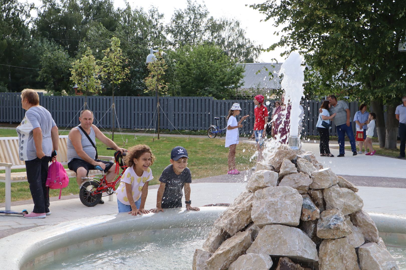 Серебряные Пруды, Яблоневый сад, Успенский, благоустройство, национальный проект, национальный проект жилье и городская среда,