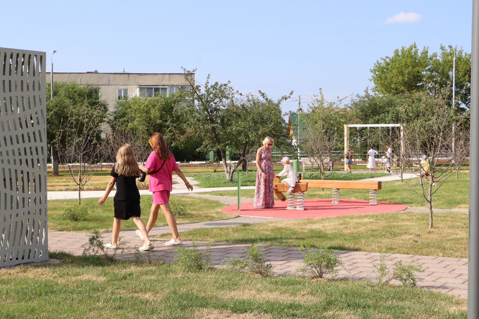 Серебряные Пруды, Яблоневый сад, Успенский, благоустройство, национальный проект, национальный проект жилье и городская среда,