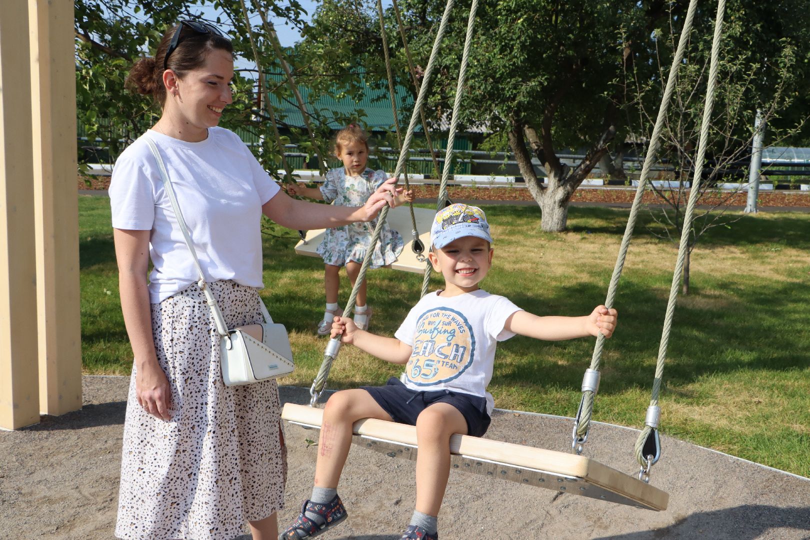 Серебряные Пруды, Яблоневый сад, Успенский, благоустройство, национальный проект, национальный проект жилье и городская среда,