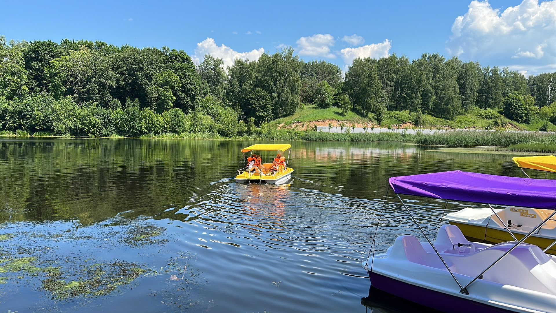 Клин, общество, парки подмосковья, прогулка по воде,