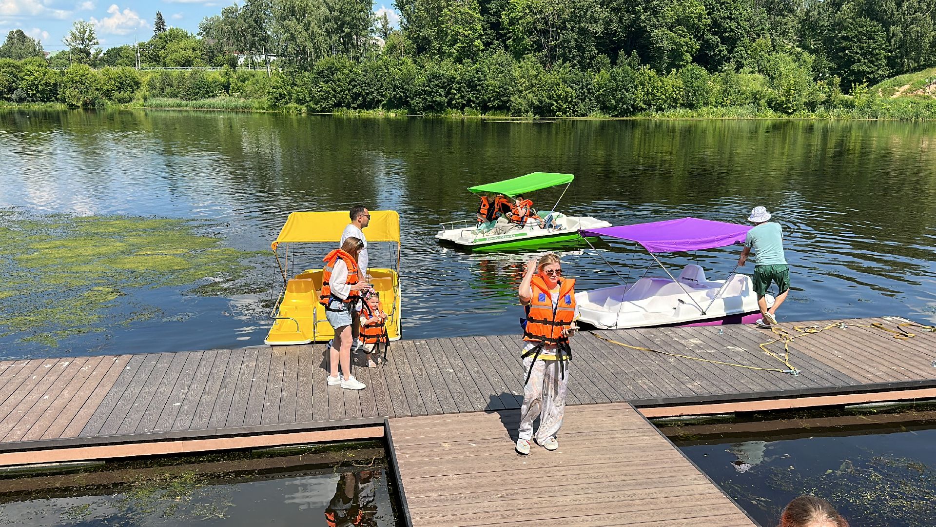 Клин, общество, парки подмосковья, прогулка по воде,