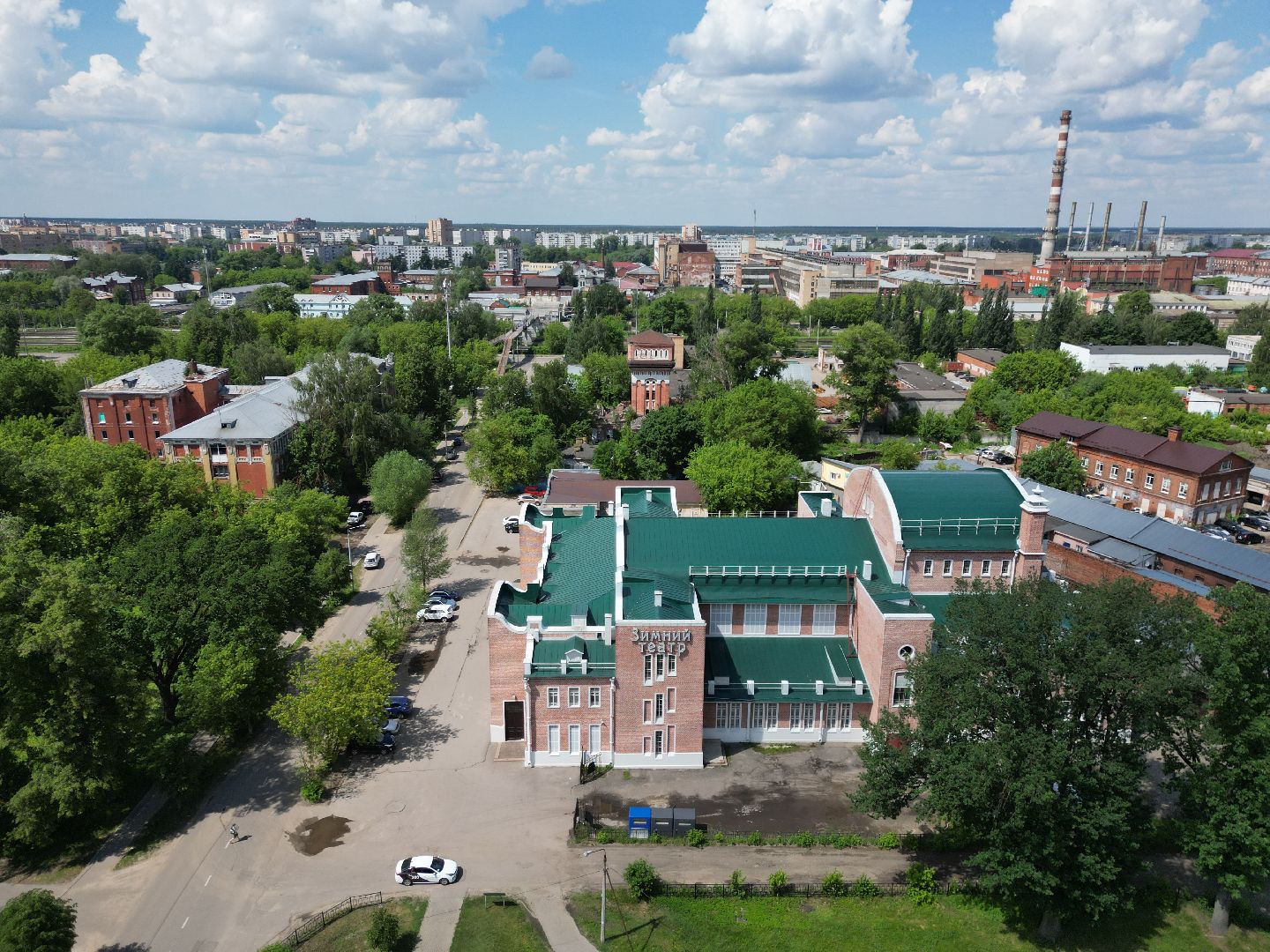 видео с коптера, орехово зуево, ремонт, реставрация, города,