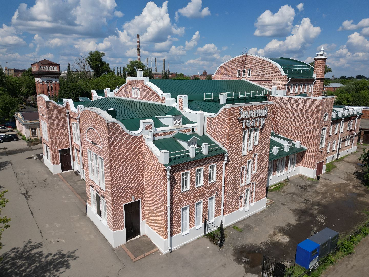видео с коптера, орехово зуево, ремонт, реставрация, города,