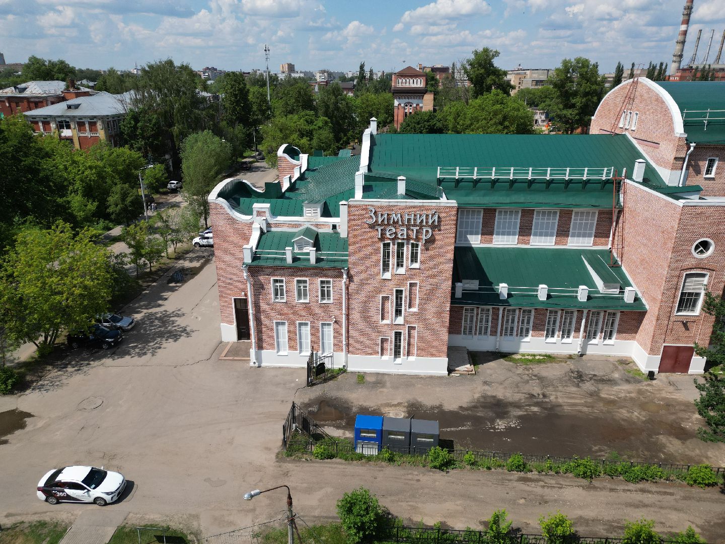 видео с коптера, орехово зуево, ремонт, реставрация, города,