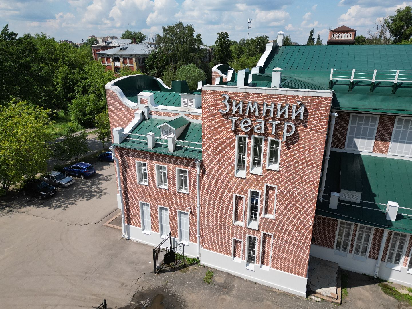 видео с коптера, орехово зуево, ремонт, реставрация, города,