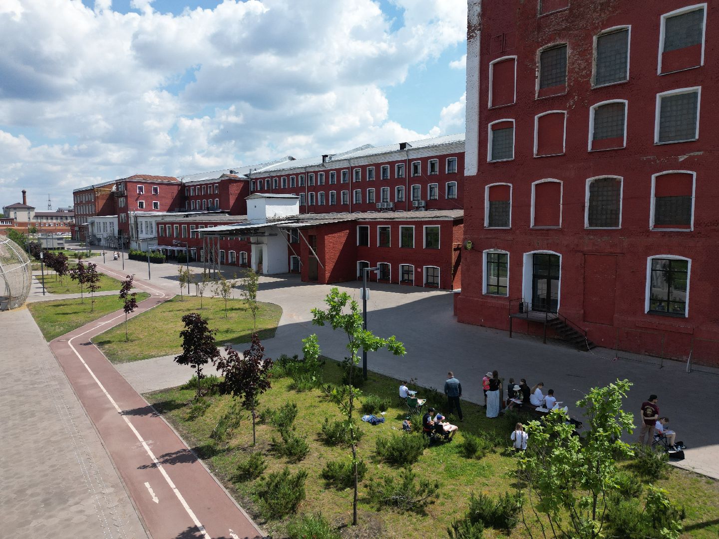 видео с коптера, орехово зуево, набережная, благоустройство,