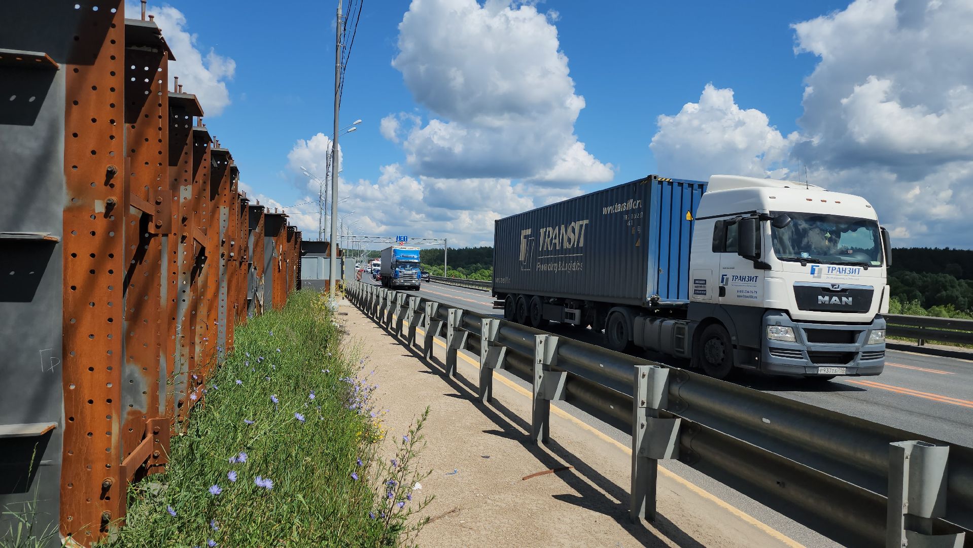 серпухов, мост через оку, трасса М2, схема движения, автомобили,