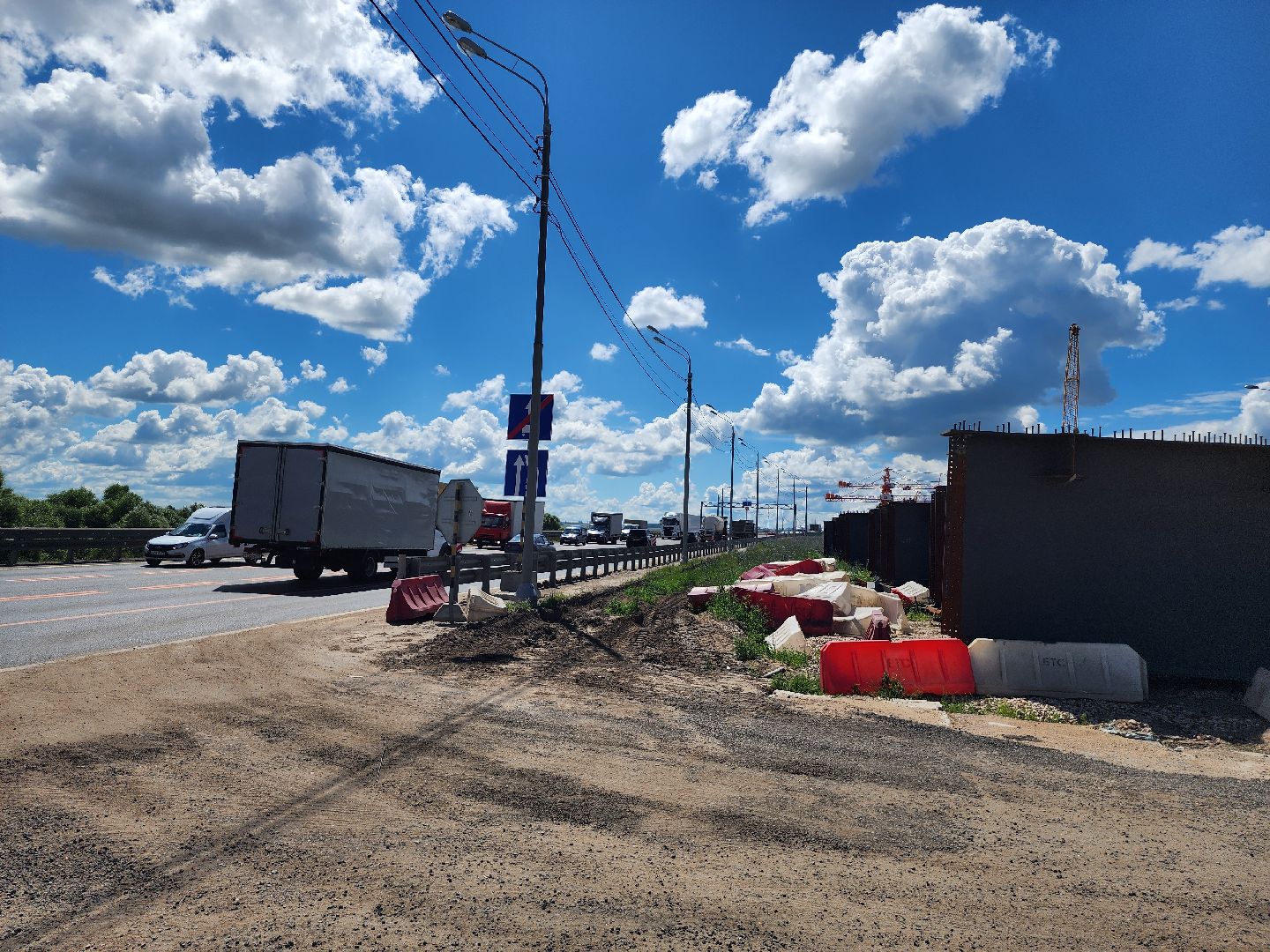 серпухов, мост через оку, трасса М2, схема движения, автомобили,