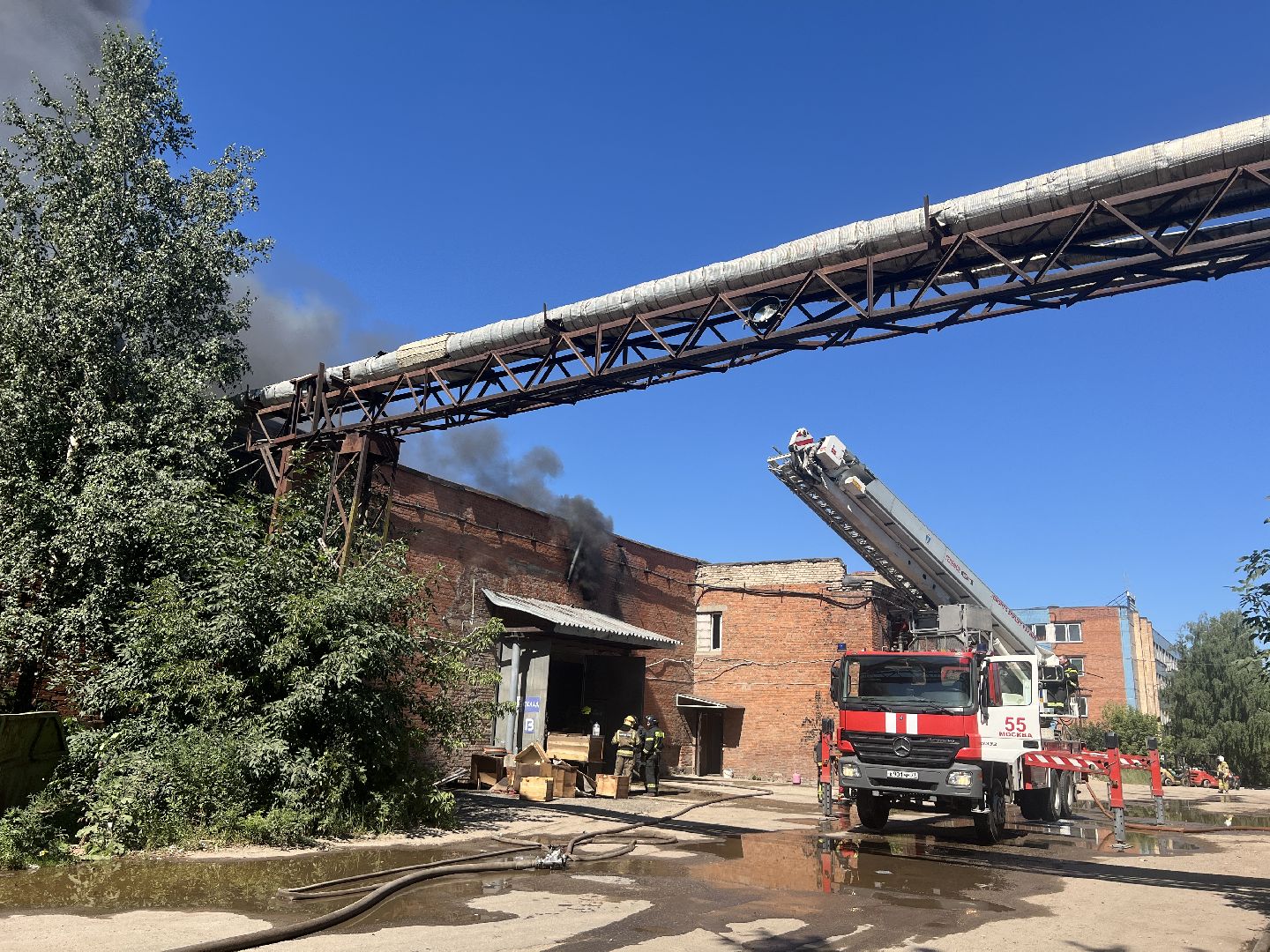 химки, чп, пожар, возгорание,