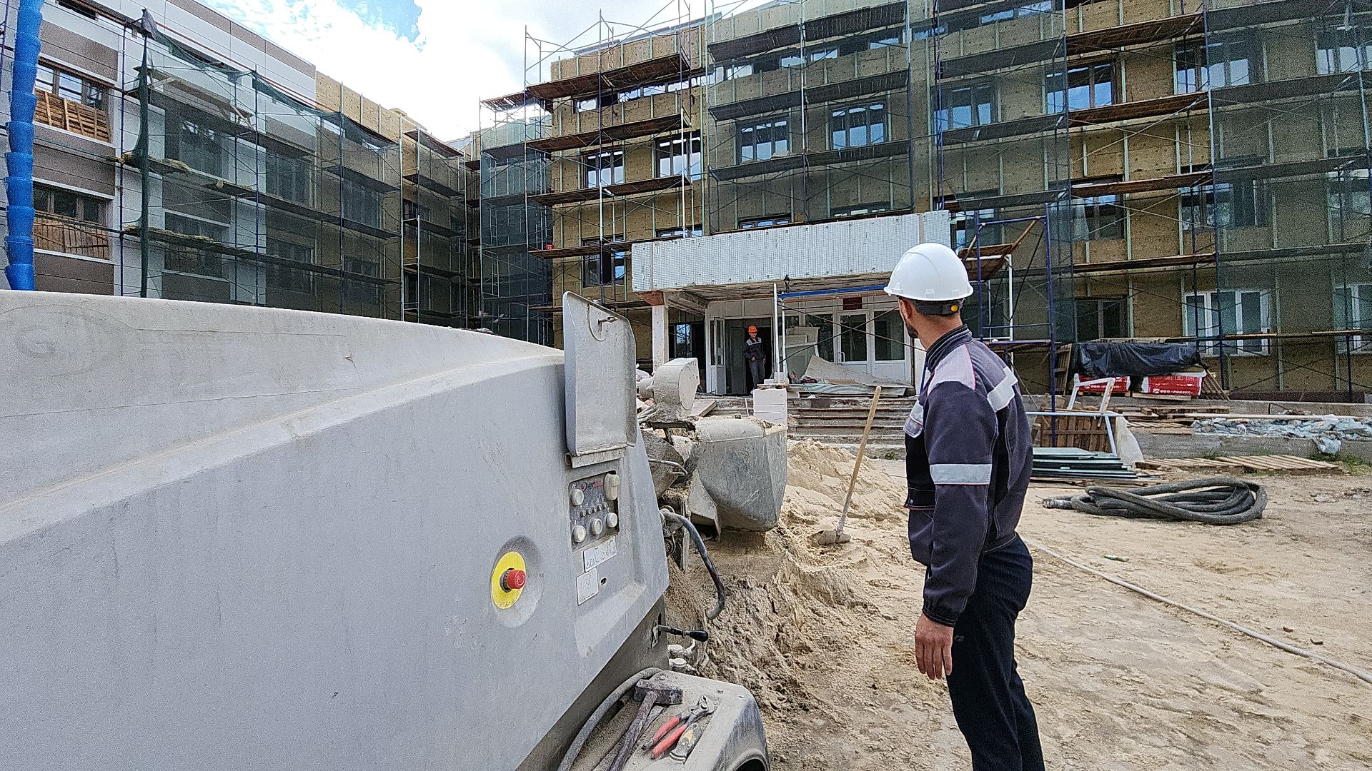 ремонт, капитальный ремонт, капитальный ремонт больницы, стройка, электросталь, мой город, здравоохранение,