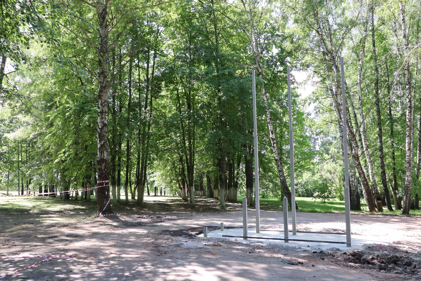 Сквер Победы Узуново, Серебряные Пруды, Памятник воинам-землякам, Формирование комфортной городской среды», нацпроект Жилье и городская среда,