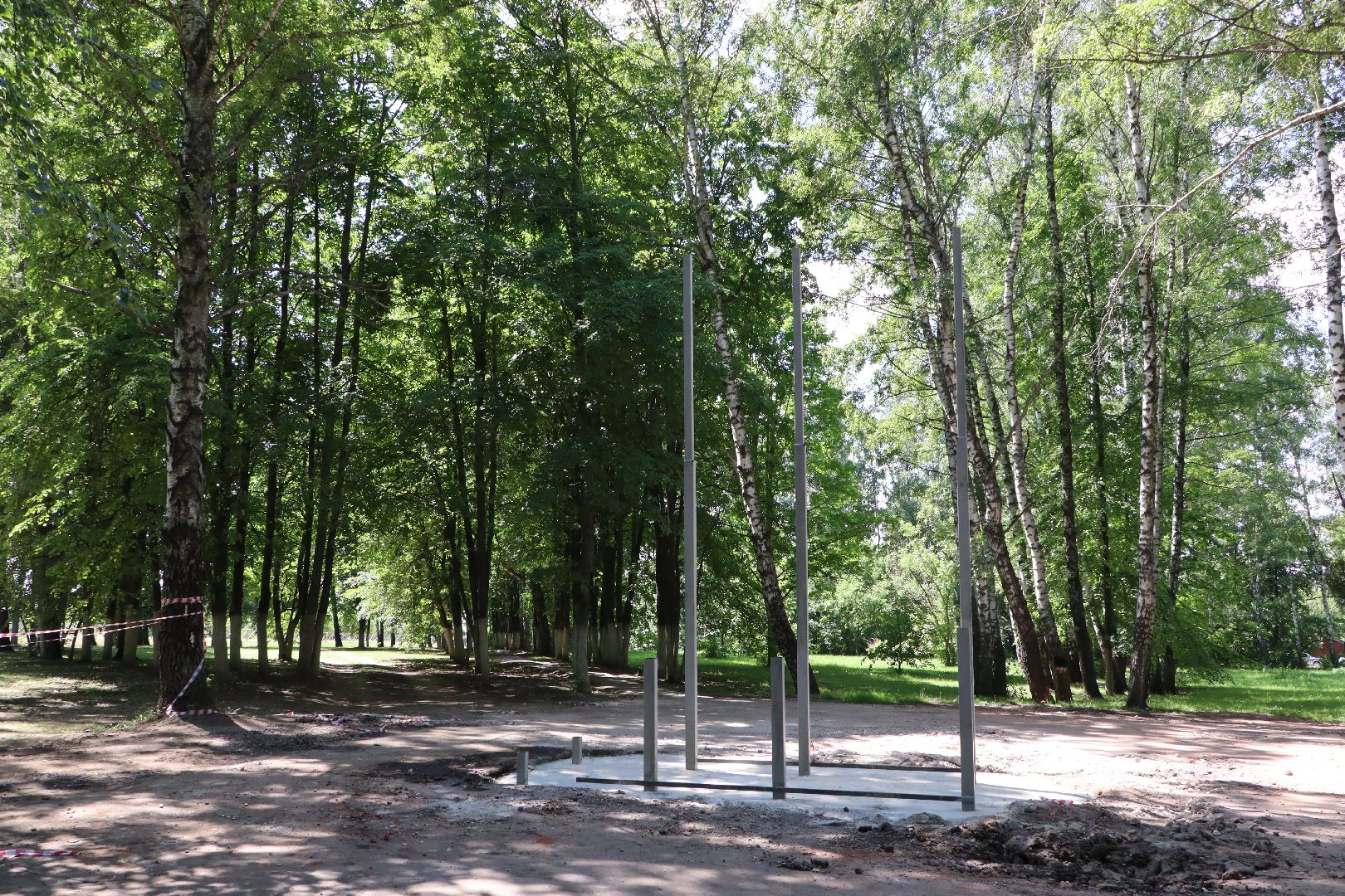 Сквер Победы Узуново, Серебряные Пруды, Памятник воинам-землякам, Формирование комфортной городской среды», нацпроект Жилье и городская среда,