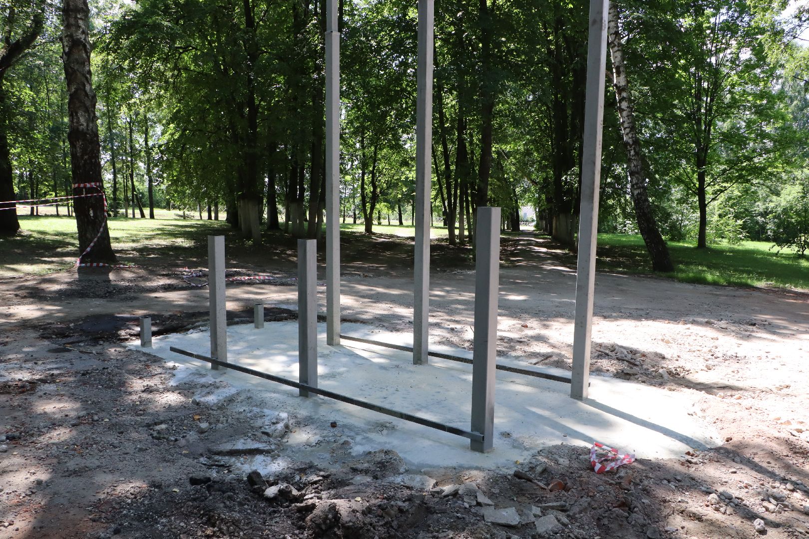 Сквер Победы Узуново, Серебряные Пруды, Памятник воинам-землякам, Формирование комфортной городской среды», нацпроект Жилье и городская среда,