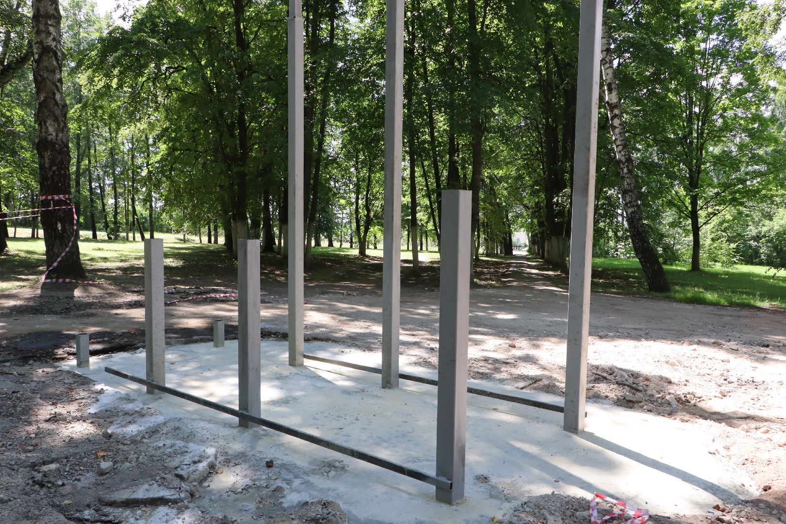 Сквер Победы Узуново, Серебряные Пруды, Памятник воинам-землякам, Формирование комфортной городской среды», нацпроект Жилье и городская среда,