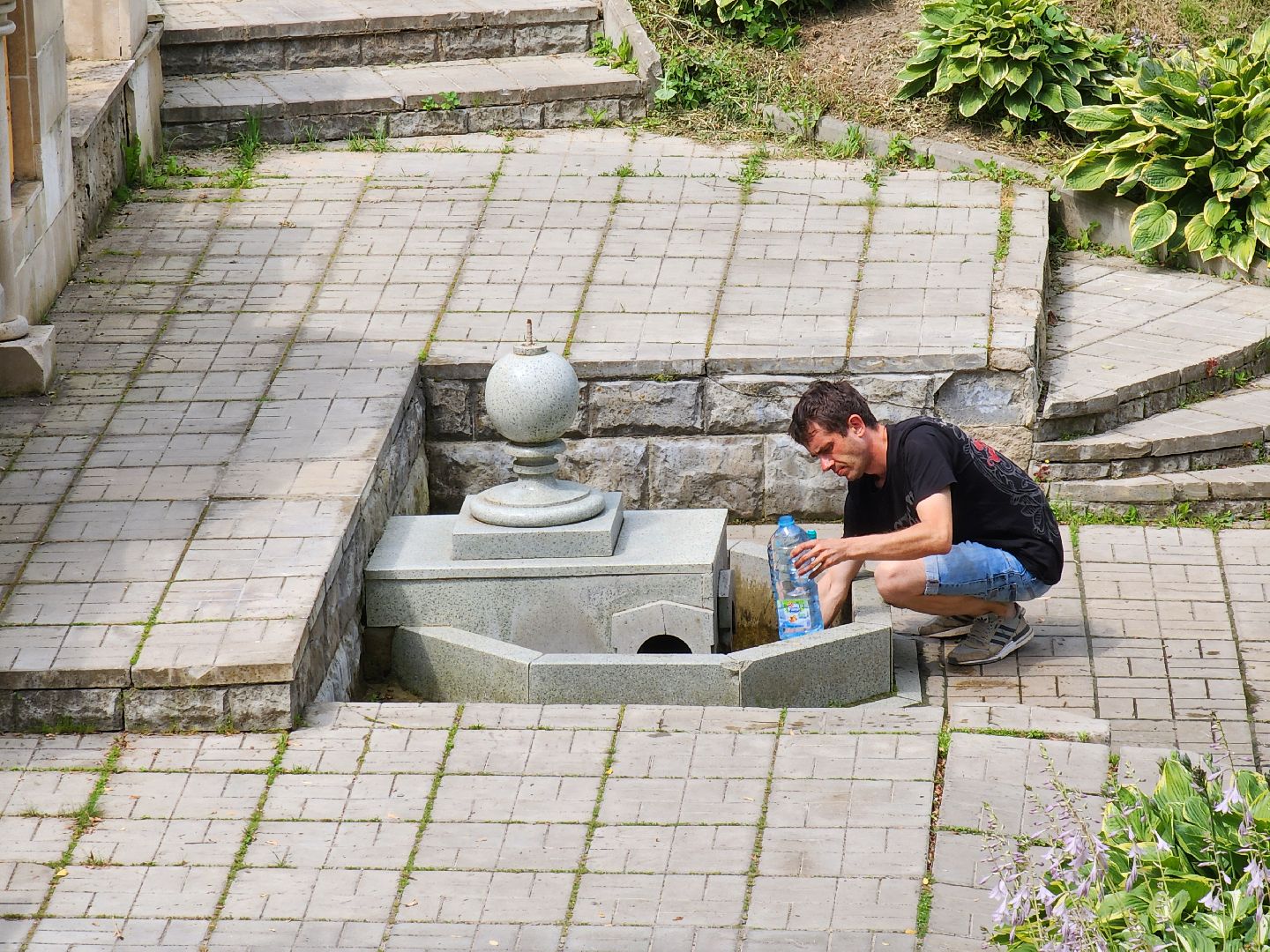 Чехов, городской парк, Анно-Зачатьевский храм, святой источник, родник,