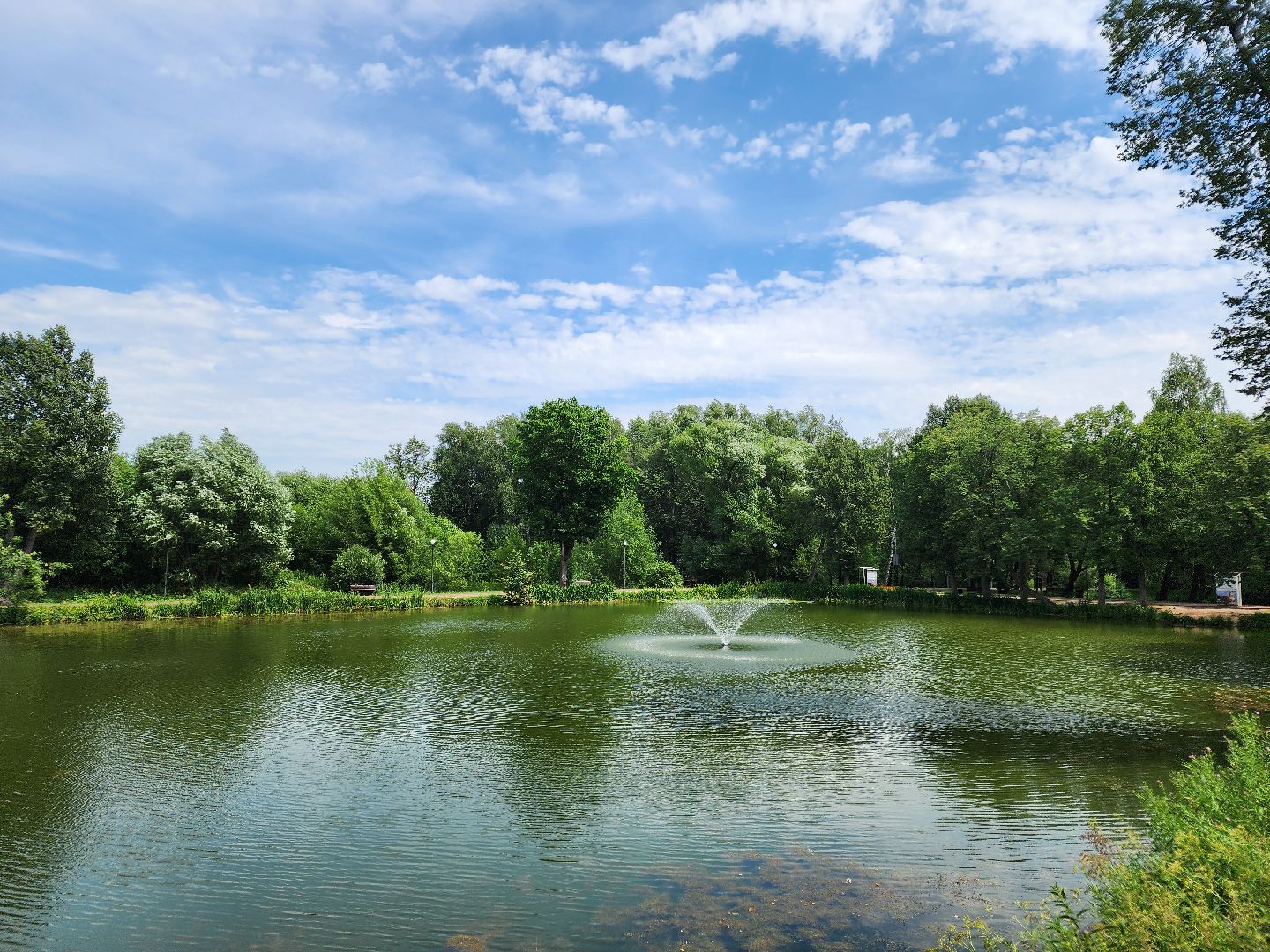 Чехов, городской парк, Анно-Зачатьевский храм, святой источник, родник,