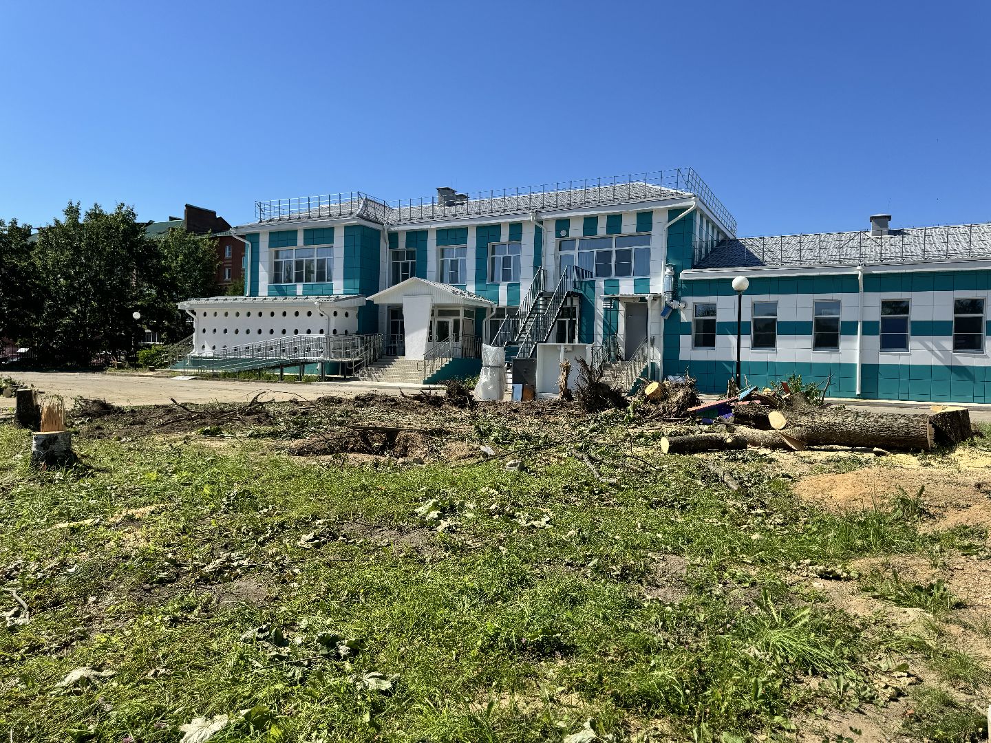 шаховская, благоуйстройство, детский сад, благоустройство территории,