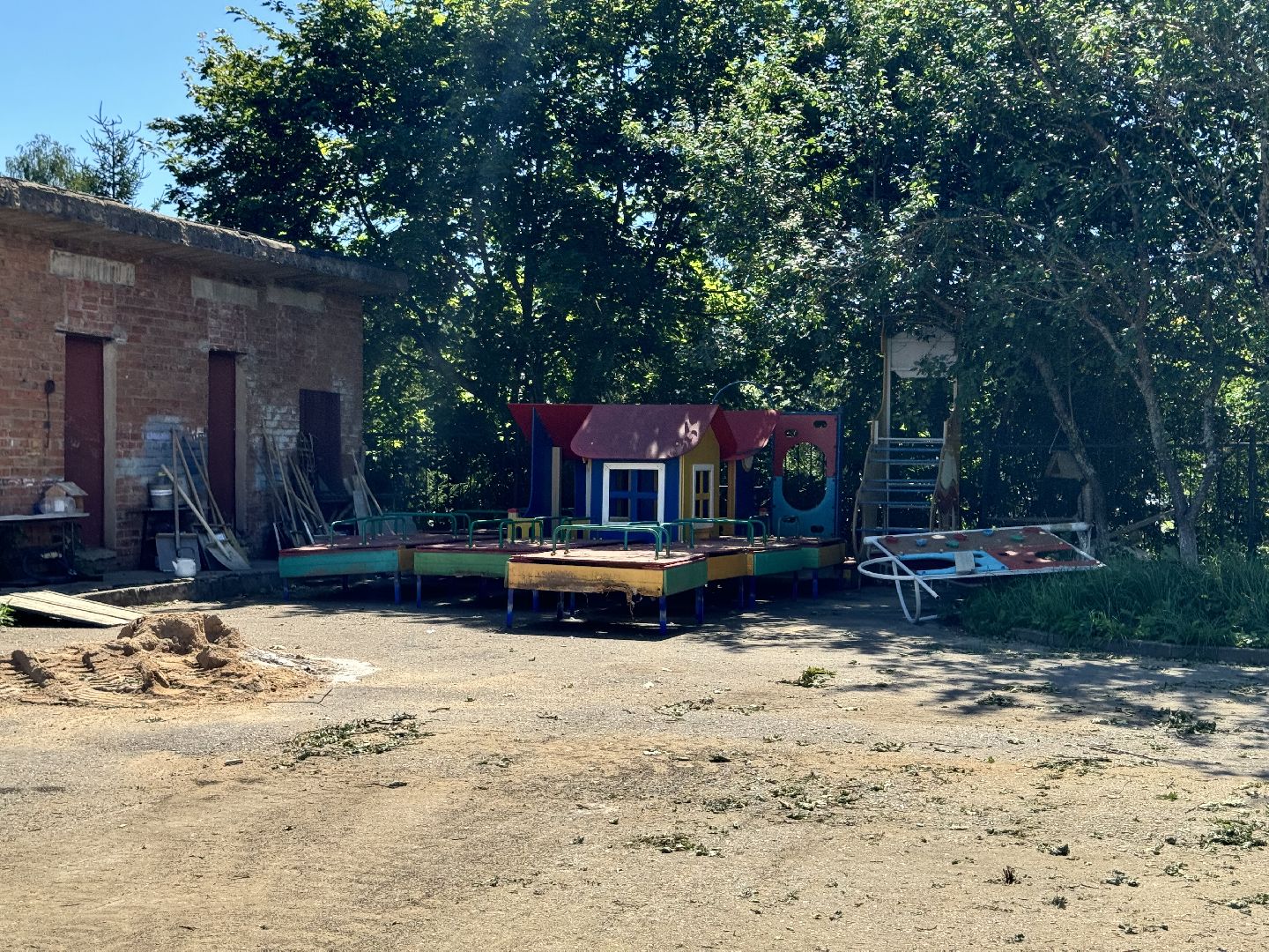 шаховская, благоуйстройство, детский сад, благоустройство территории,