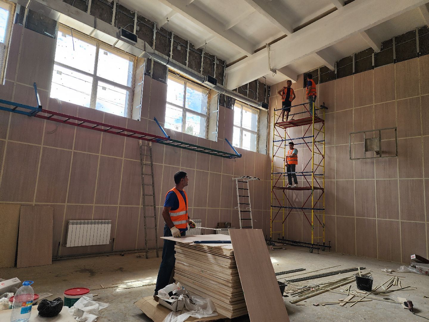 ногинск, центр образования, ремонт, ремонт школы, жители, общество, благоустройство,