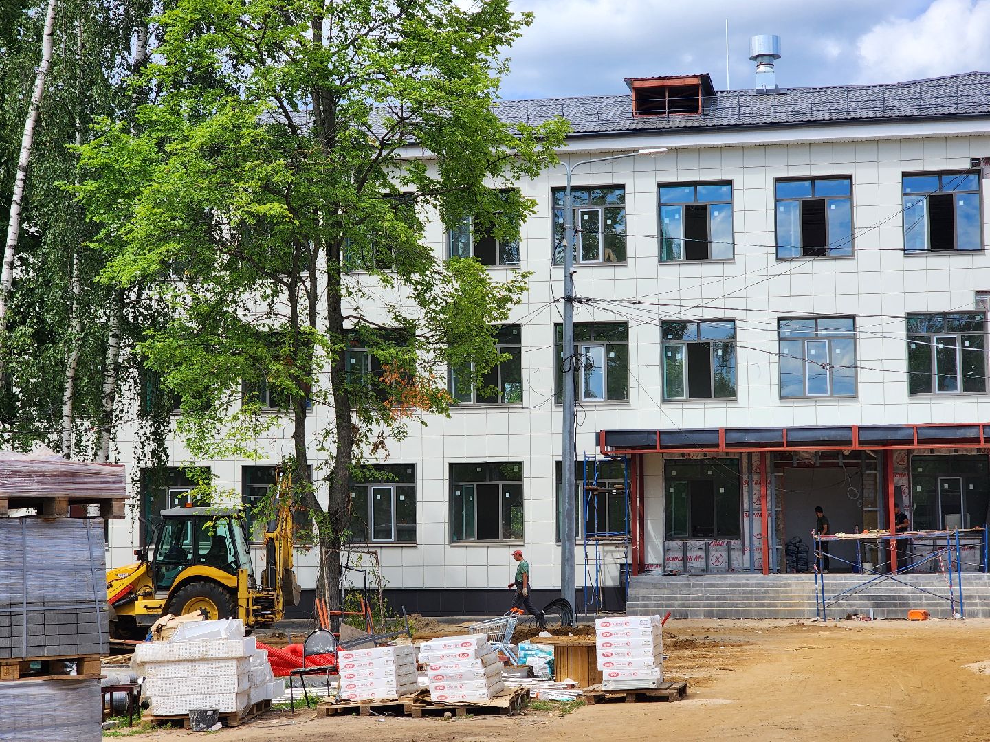 ногинск, центр образования, ремонт, ремонт школы, жители, общество, благоустройство,