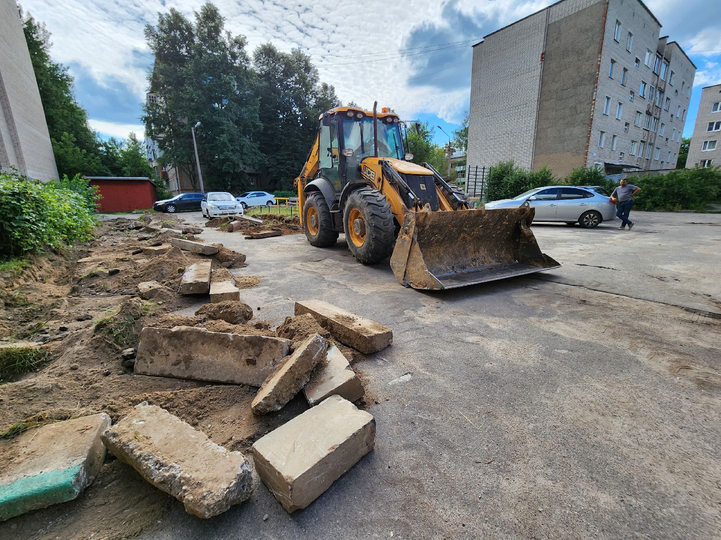 красноармейск, г.о. пушкинский, благоустройство дворов, городское хозяйство,