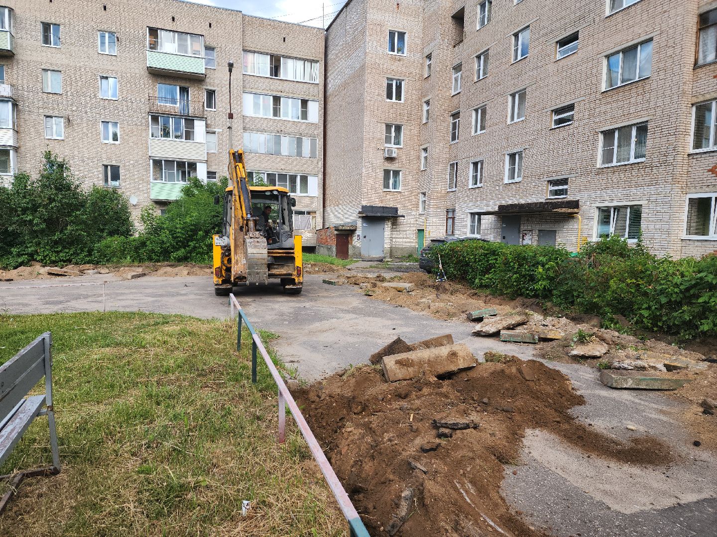 красноармейск, г.о. пушкинский, благоустройство дворов, городское хозяйство,