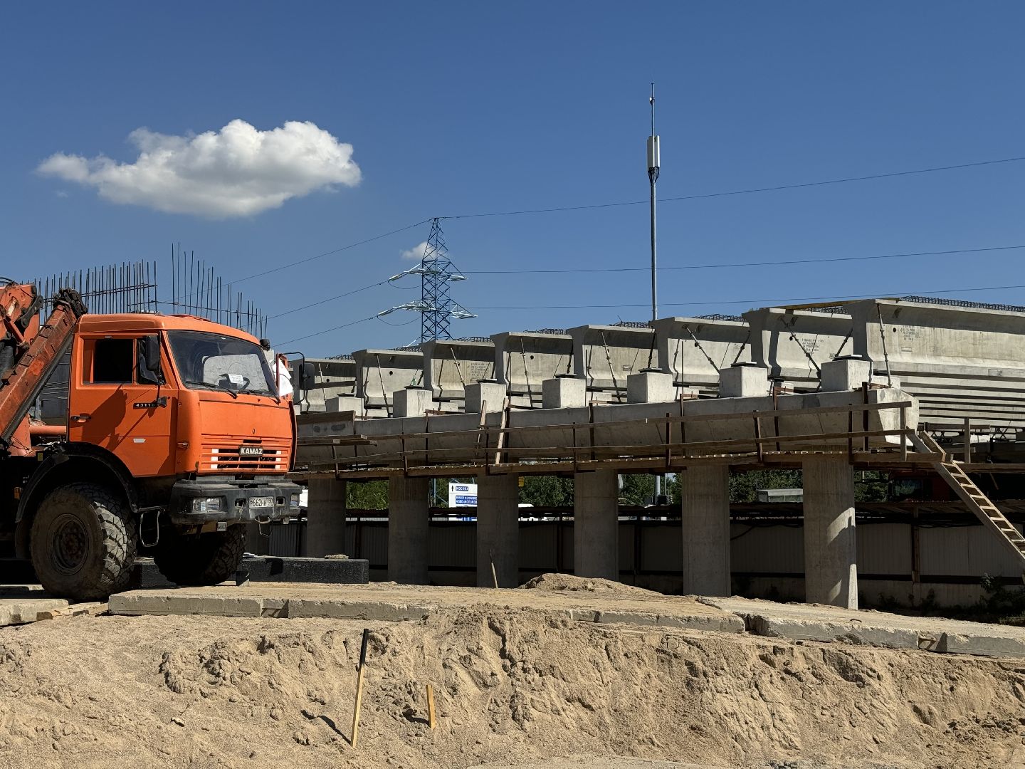 Реконструкция съезда, Каширское шоссе, Володарское шоссе, Путепровод, ГК Стройтрансгаз, реконструкция каширки, ленинский округ,