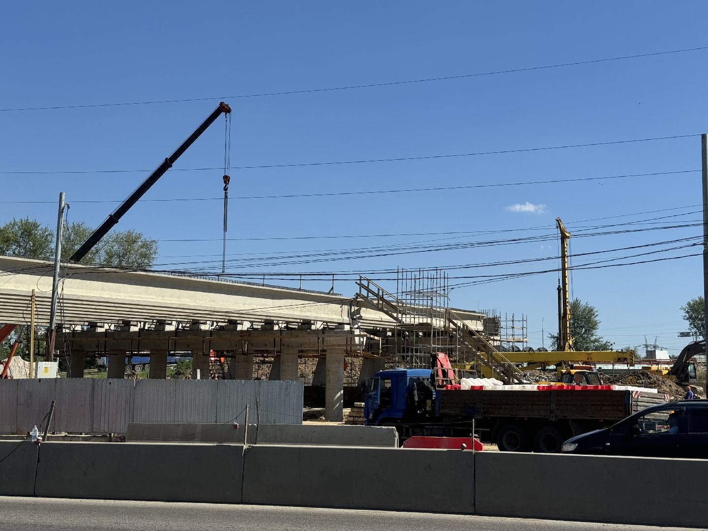 Реконструкция съезда, Каширское шоссе, Володарское шоссе, Путепровод, ГК Стройтрансгаз, реконструкция каширки, ленинский округ,