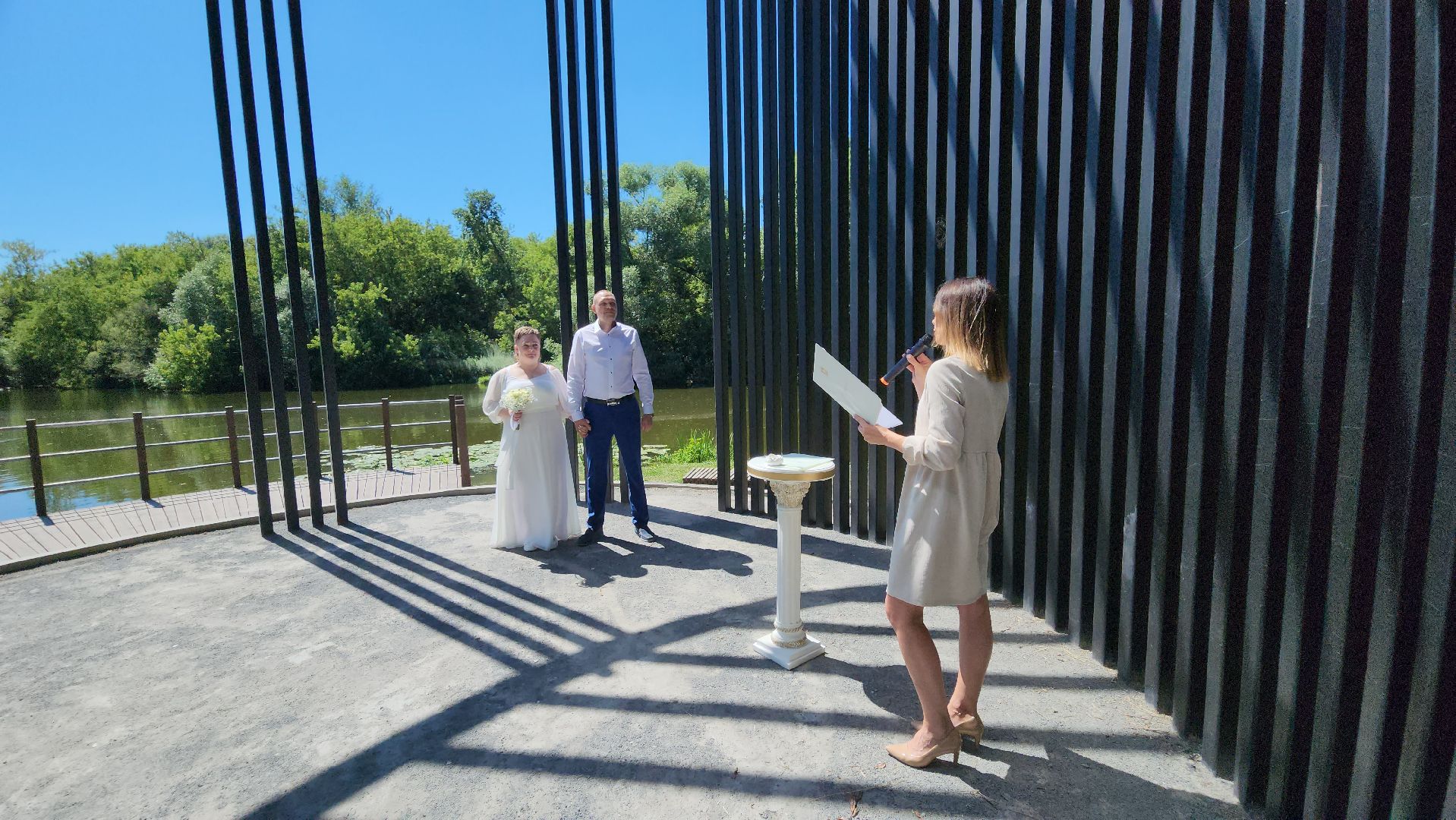 серпухов, подмосковье, принарский парк, свадьба, выездная регистрация брака, река Нара,