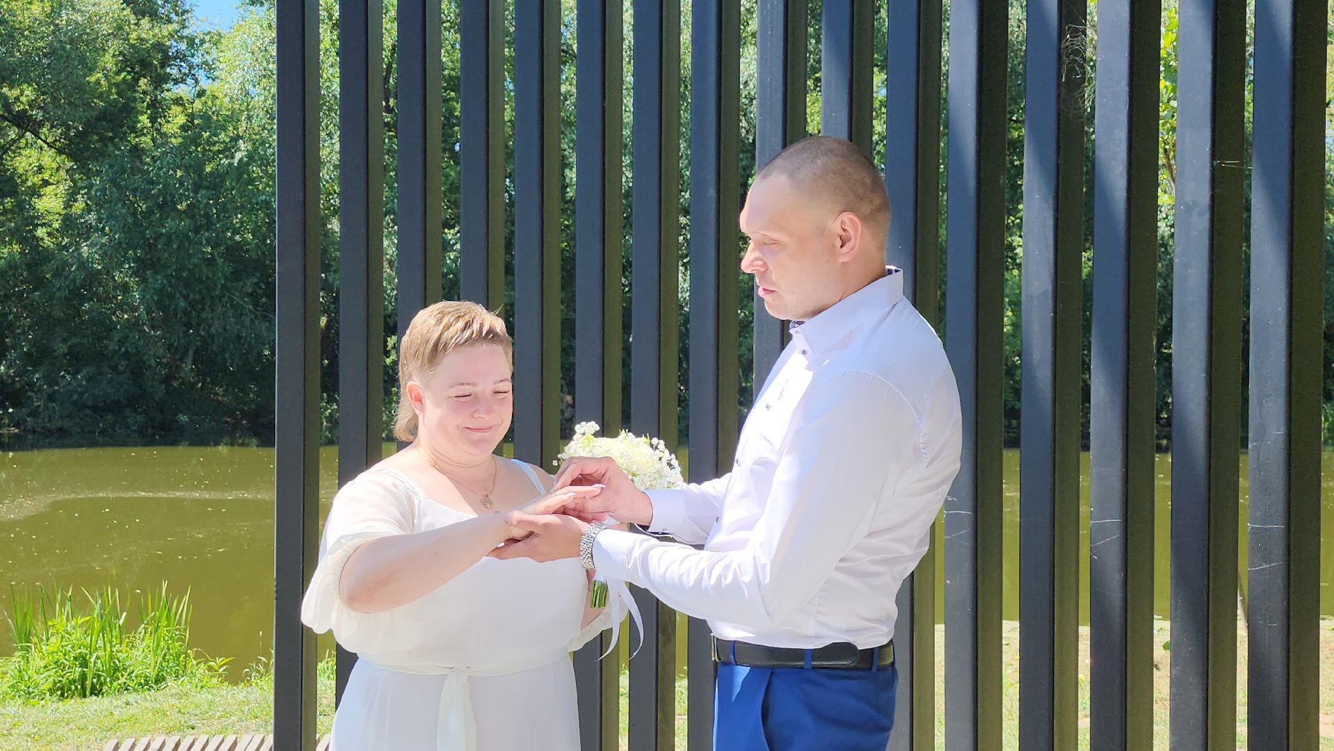 серпухов, подмосковье, принарский парк, свадьба, выездная регистрация брака, река Нара,