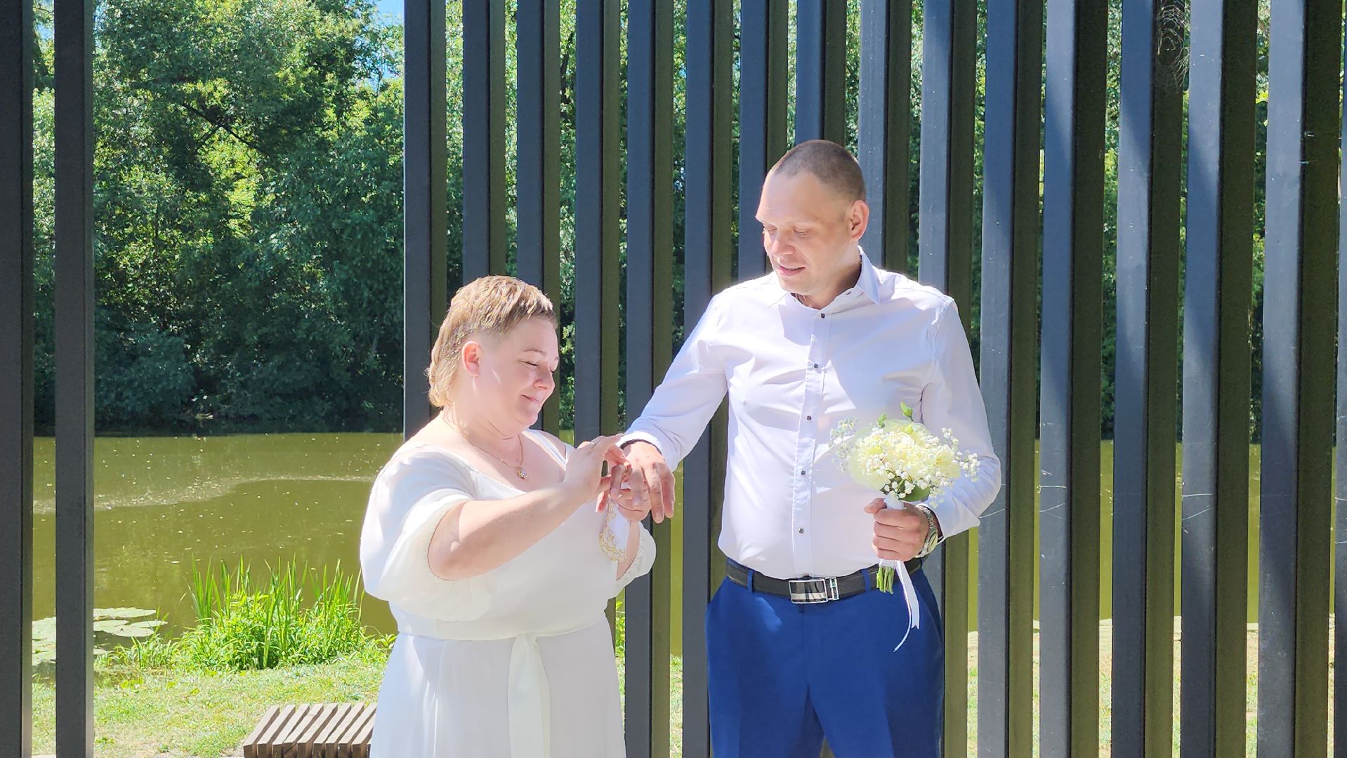 серпухов, подмосковье, принарский парк, свадьба, выездная регистрация брака, река Нара,