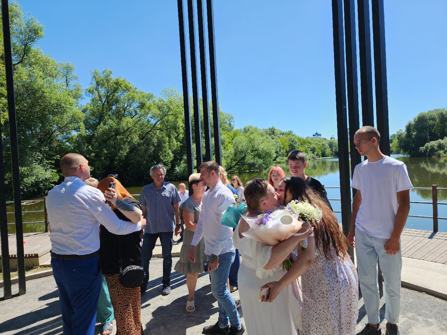 серпухов, подмосковье, принарский парк, свадьба, выездная регистрация брака, река Нара,