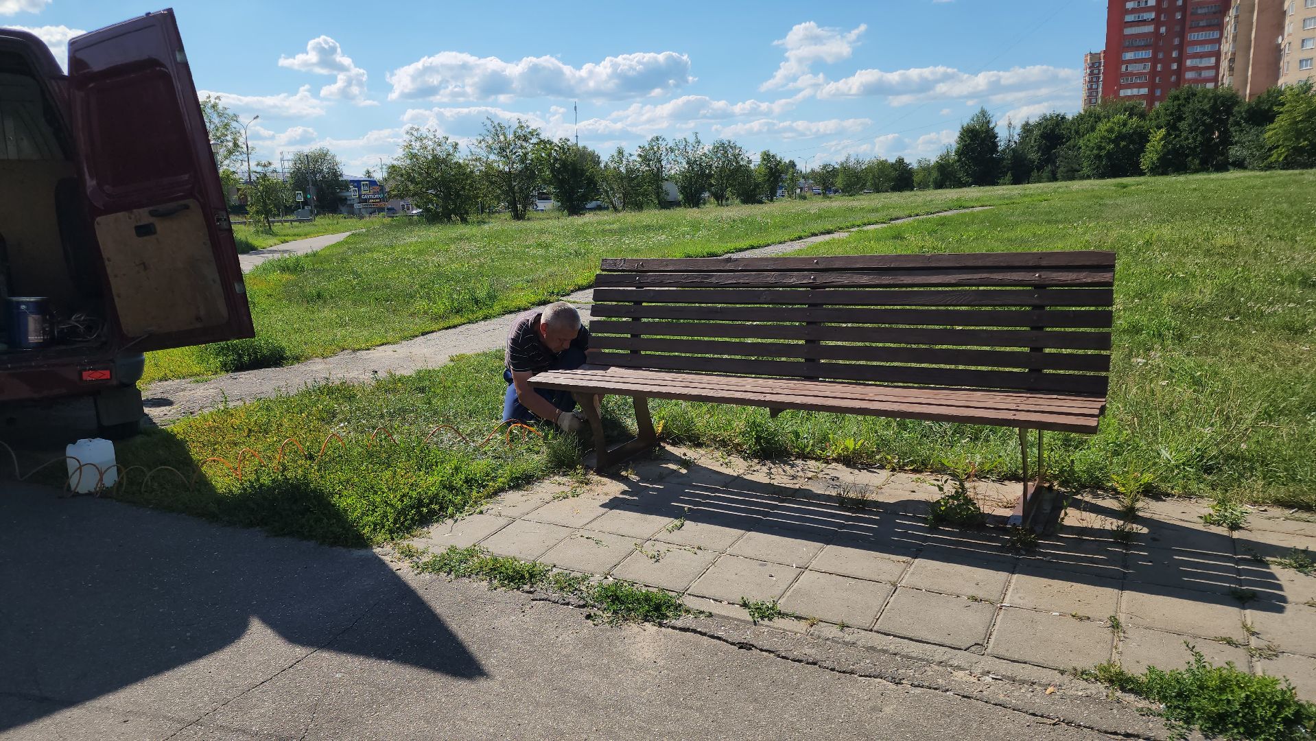 Черноголовка, Благоустройство, Жкх, Лавочки,