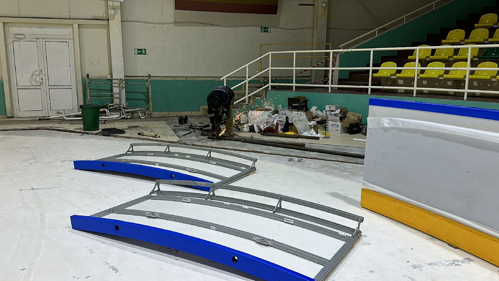 Клин, общество, строительство, ледовый дворец,