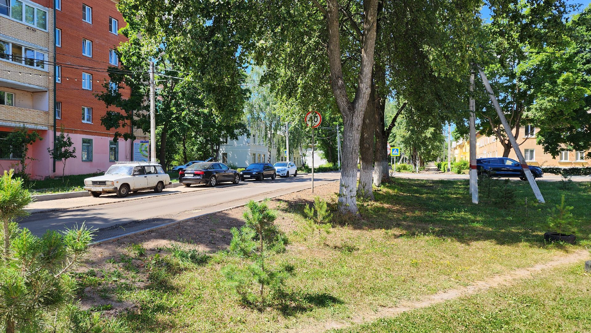 кашира, ожерелье, ремонт дорог, советская, бортовой камень, асфальт, троутар,