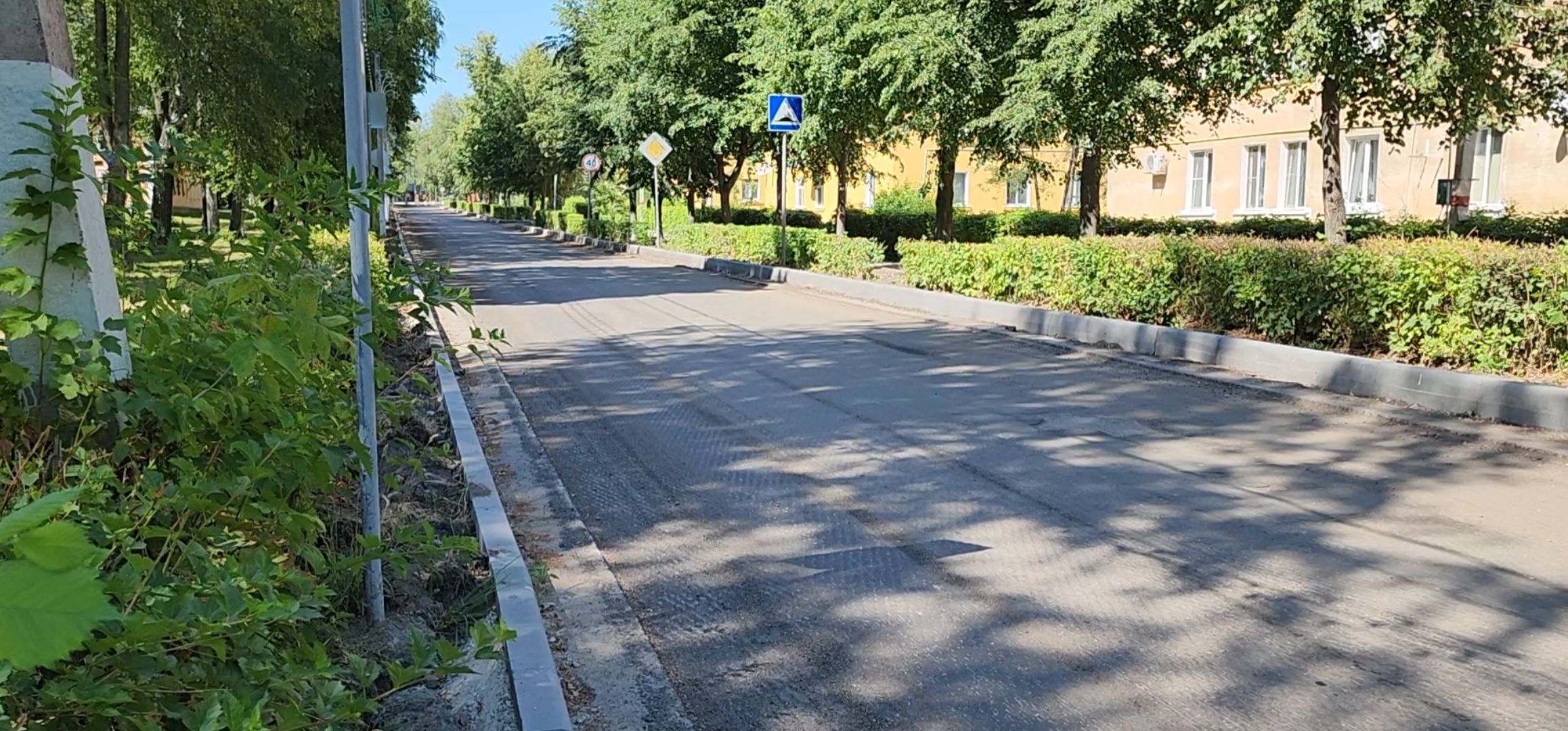 кашира, ожерелье, ремонт дорог, советская, бортовой камень, асфальт, троутар,