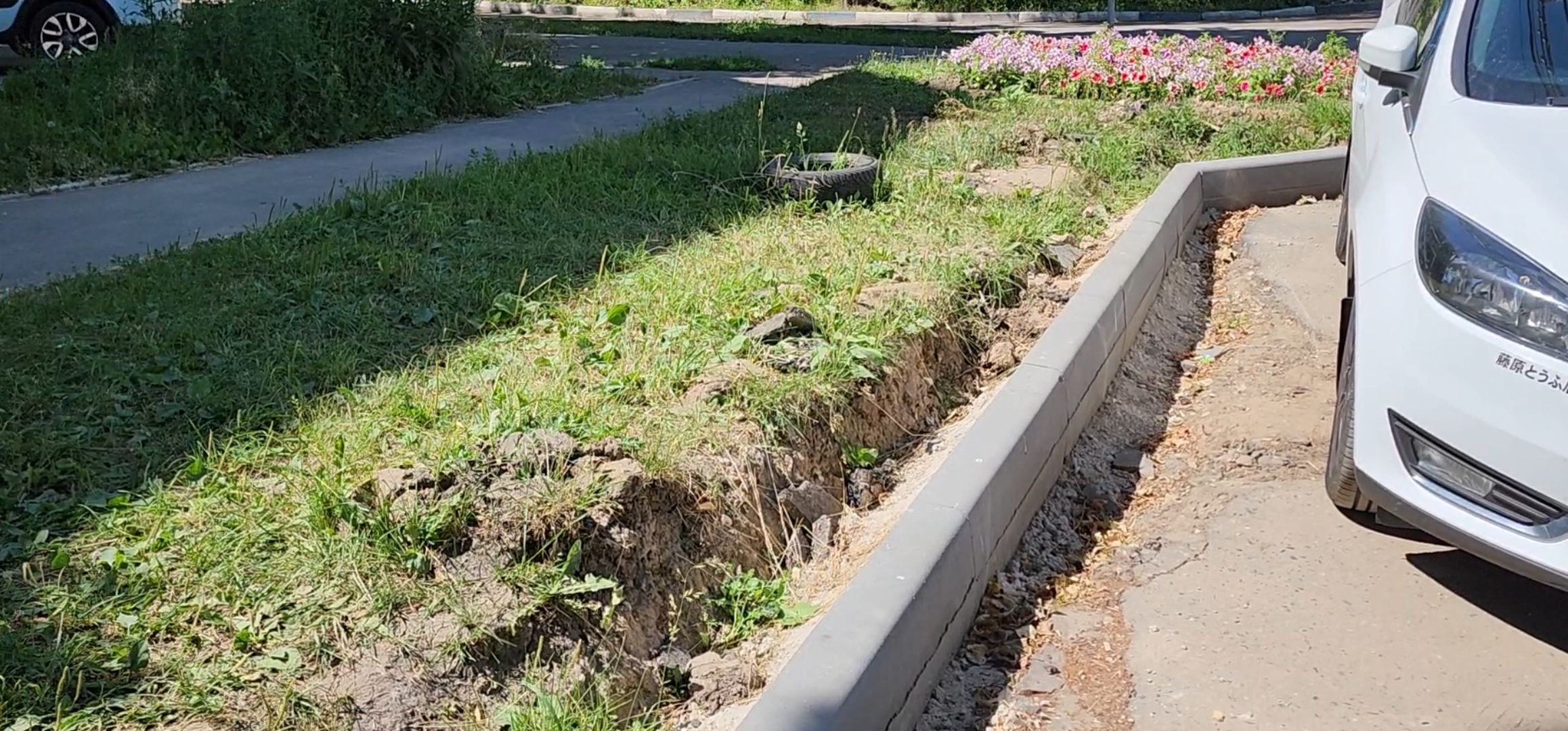 кашира, ожерелье, ремонт дорог, советская, бортовой камень, асфальт, троутар,