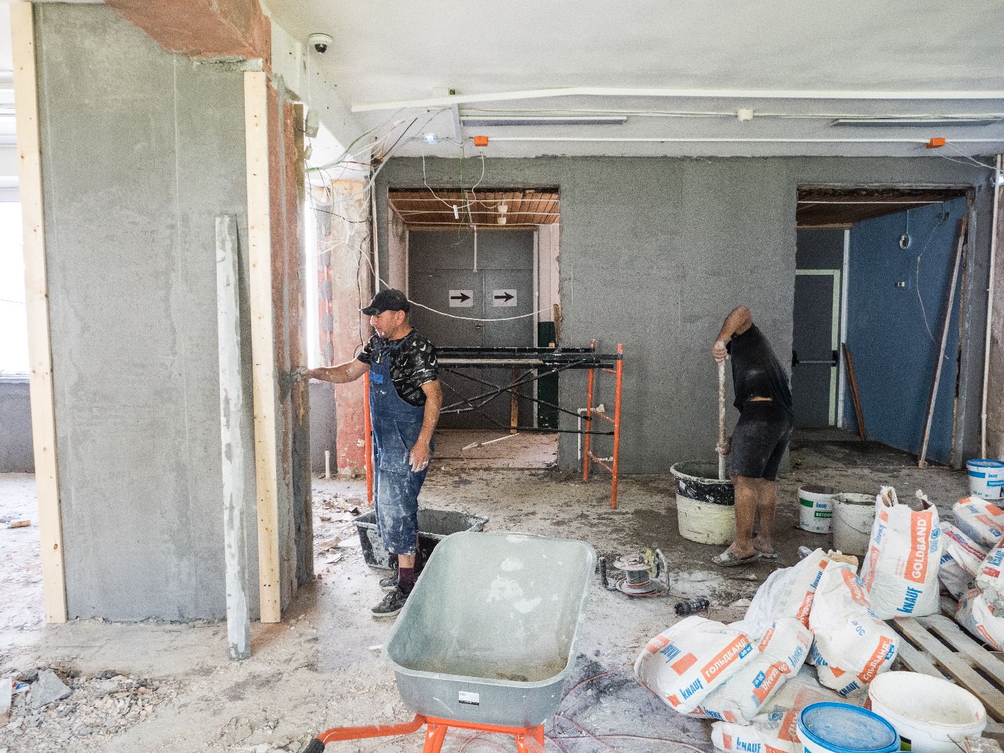 подмосковье, дедовск, лицей, ремонт,