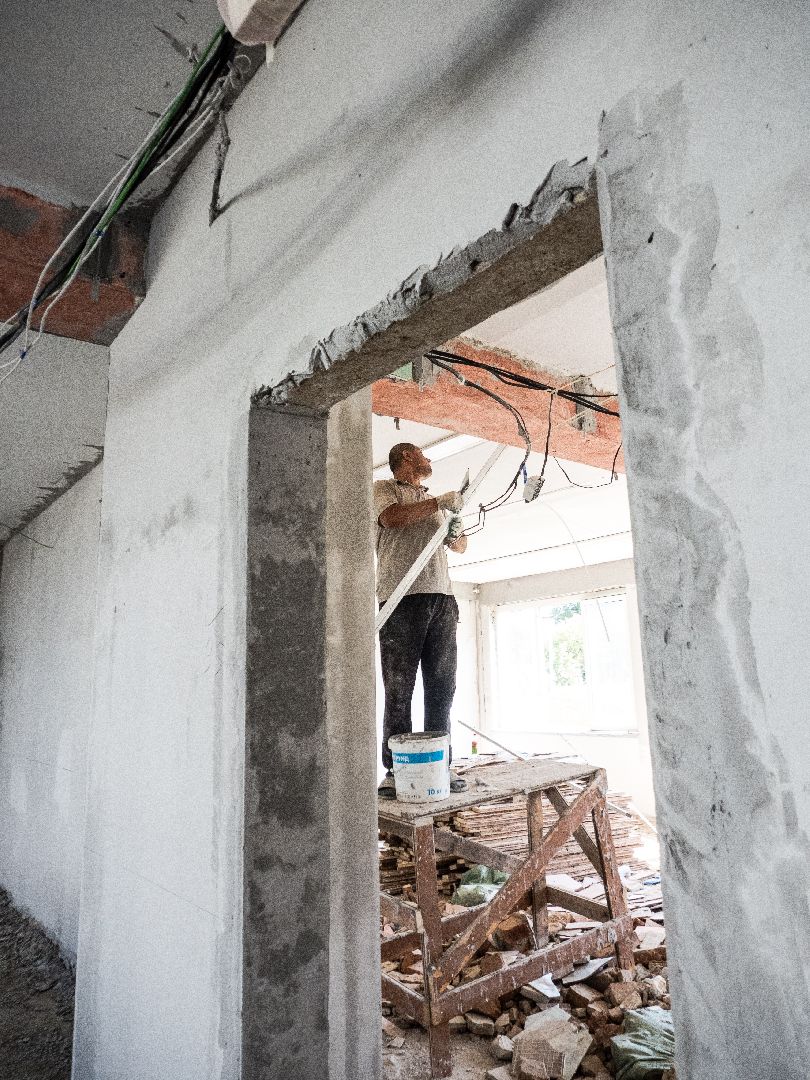 подмосковье, дедовск, лицей, ремонт,