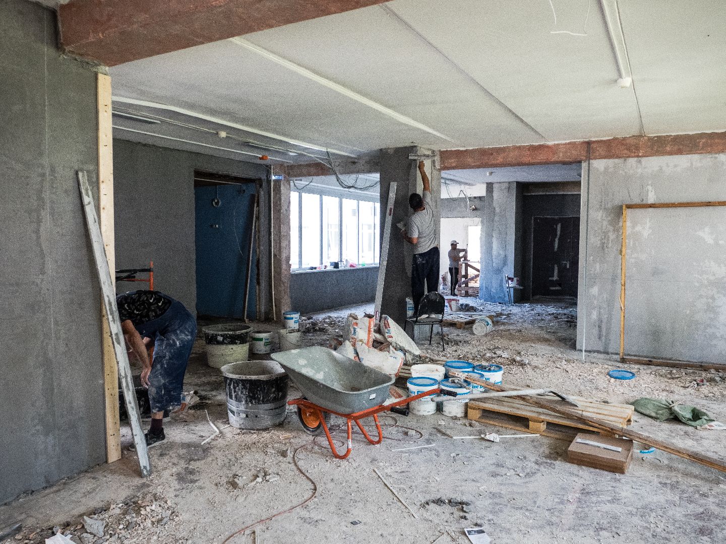 подмосковье, дедовск, лицей, ремонт,