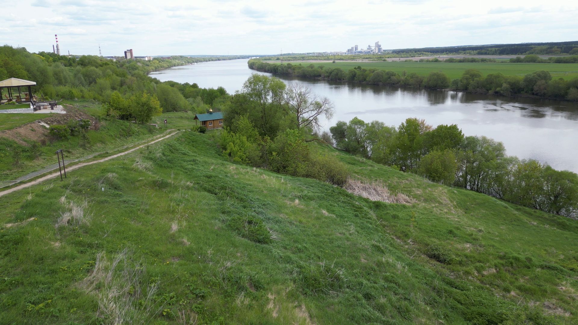 видео с коптера, Коломна, религия,