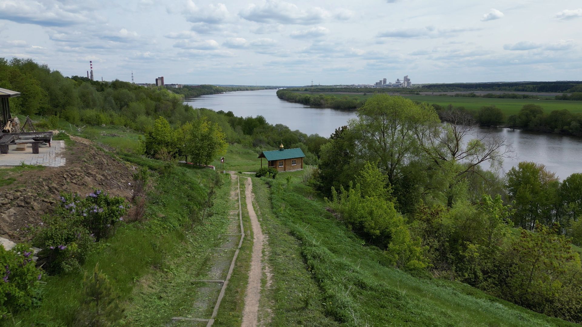 видео с коптера, Коломна, религия,