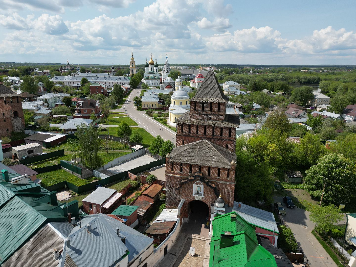 видео с коптера, Коломна, культура,