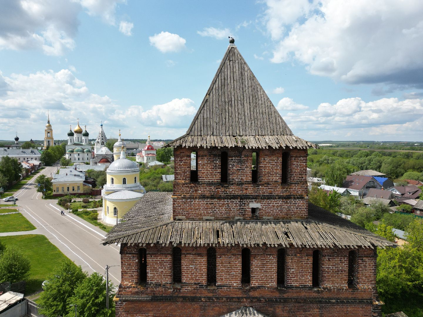видео с коптера, Коломна, культура,